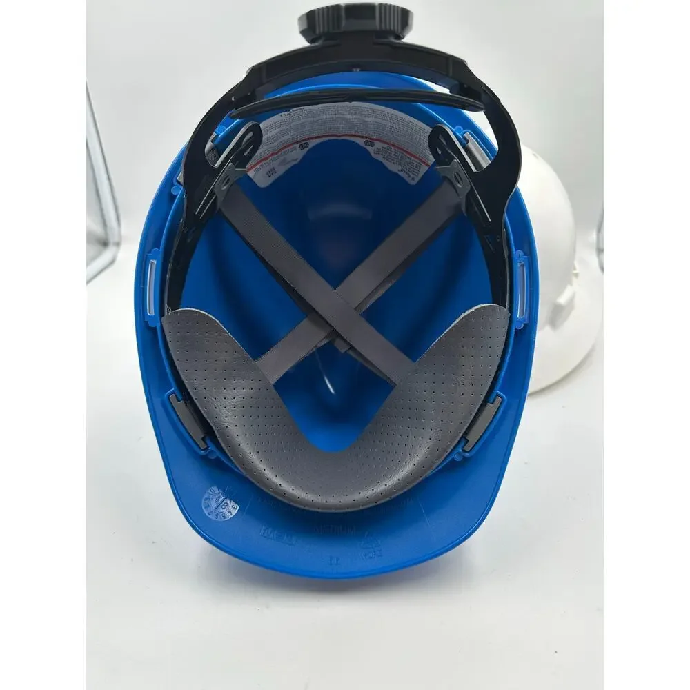 MSA V-Gard Protective Hard Hat Cap w/ Glaregard Underbrim Size Large